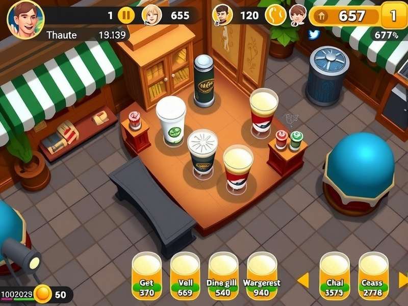 Supreme Chai Tycoon gameplay screenshot showing chai shop management
