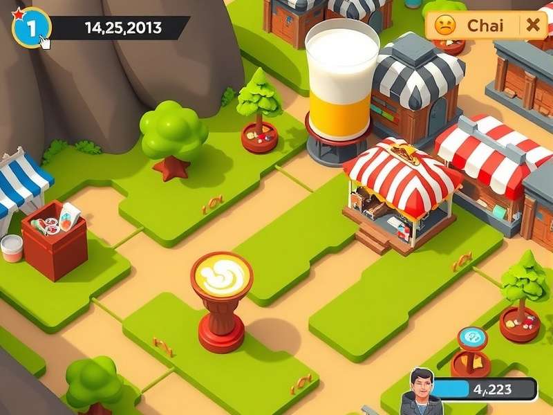 Advanced Supreme Chai Tycoon gameplay with multiple shop locations
